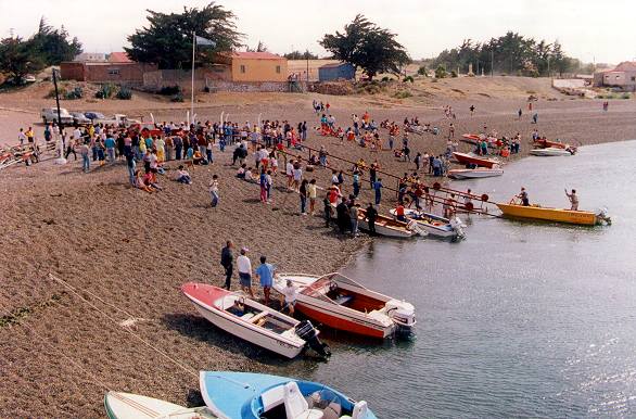 Vista portuaria - Camarones, 
