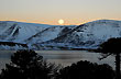 La luna sobre el lago Caviahue - Foto: Jorge González La luna sobre el lago Caviahue - Foto: Jorge González
