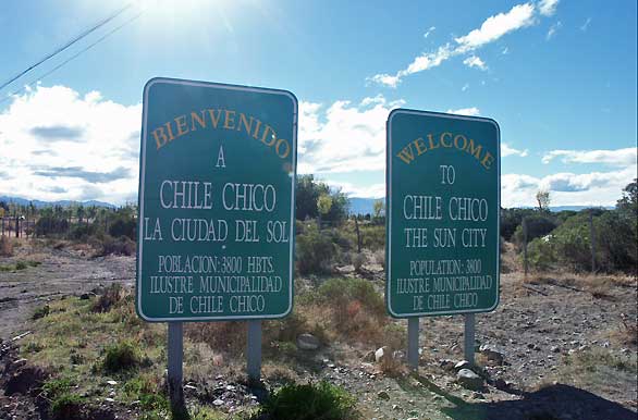 Bienvenidos a Chile Chico - Chile Chico / Lago G. Carrera