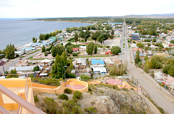 Vista desde el mirador - Chile Chico / Lago G. Carrera