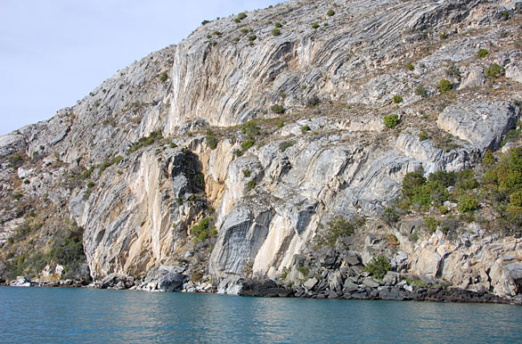 Formacin de piedra - Chile Chico / Lago G. Carrera