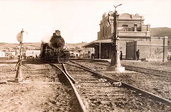 Postal del viejo ferrocarril - Comodoro Rivadavia