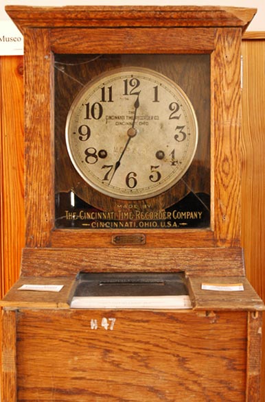Antiguo reloj estadounidense, Museo Ferroviario - Comodoro Rivadavia