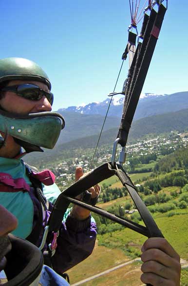 Vuelo en parapente - El Bolsn