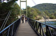 Puente colgante sobre el Arrayanes - Photo: Karina Jozami Puente colgante sobre el Arrayanes - Photo: Karina Jozami