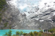 Color verde esmeralda, Laguna Huemul - Photo: Jorge González Color verde esmeralda, Laguna Huemul - Photo: Jorge González