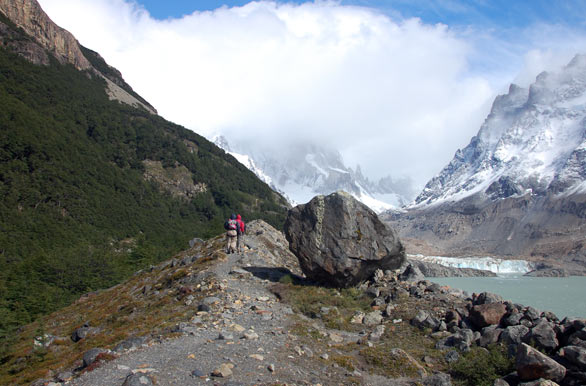 Camino al glaciar Torre - El Chaltn