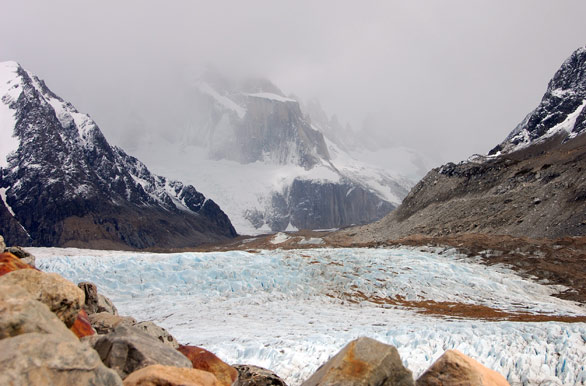 El mundo del hielo, cerro y glaciar Torre - El Chaltn