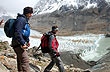La morena lateral del glaciar Torre - Foto: Karina Jozami