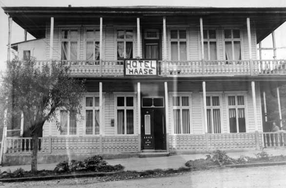 Reproduccin del viejo Hotel Haase - Museo Alemn - Frutillar