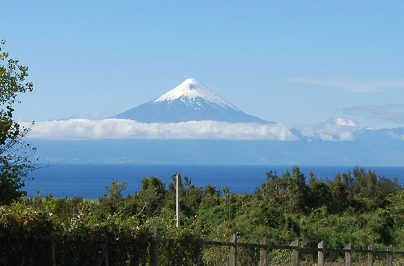 Vista del volcn Osorno - Frutillar