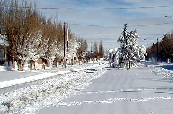 Avenida nevada - Gobernador Gregores