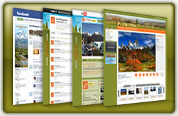 Encontranos en Facebook, YouTube y Twitter