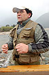 Pello, expert angler at the Rosselot - Photo: Eduardo Epifanio Pello, expert angler at the Rosselot - Photo: Eduardo Epifanio