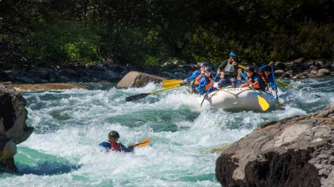 Rafting on the Corcovado River