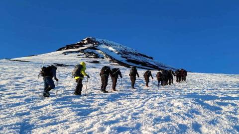 The Challenge to Climb the Lanín Volcano 