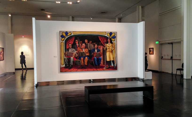 Berni Antonio, Orquesta típica, óleo sobre tela