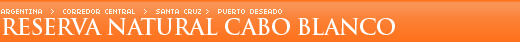 Reserva Natural Cabo Blanco