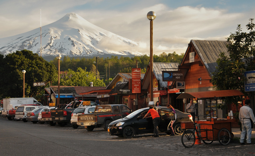 El volcán Villarrica acompaña siempre