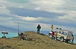 En el balc�n de El Calafate