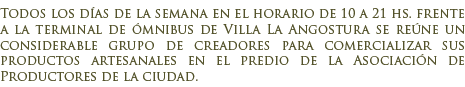 Feria de los Artesanos