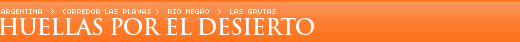 Huellas por el desierto