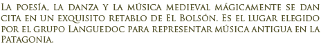 Grupo de m�sica medieval Languedoc