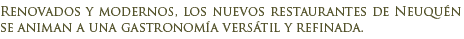 Restaurantes de Neuqu�n