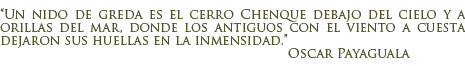 Mirador del cerro Chenque