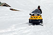 Across the Snow on a Motorcycle