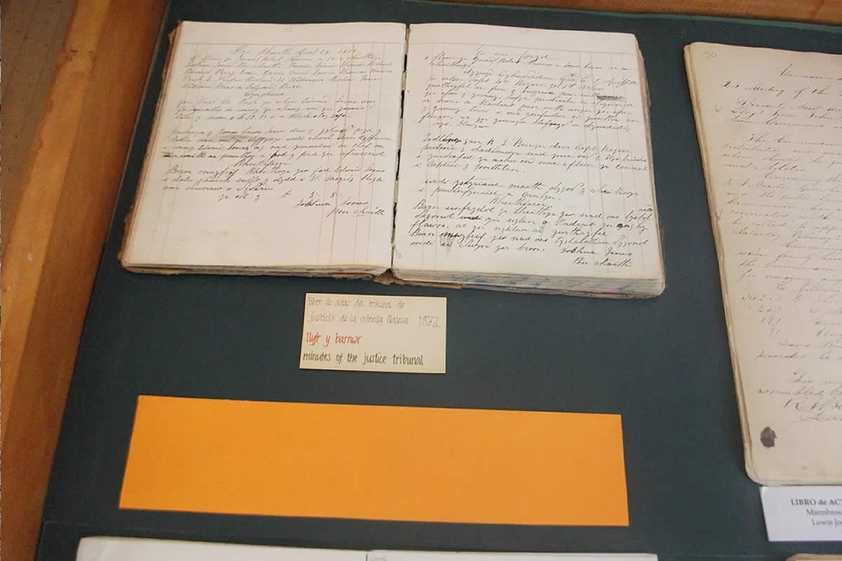 Original record book of the Court of Justice of Colonia del Chubut