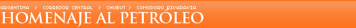 Homenaje al petr�leo