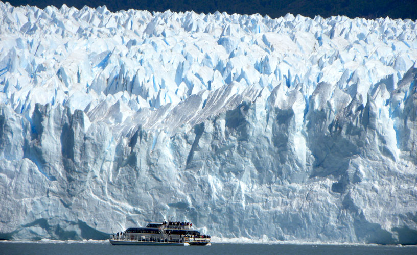 Imponente paseo por el glaciar