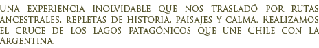 Cruce de lagos en catamar�n