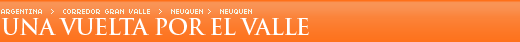 Una vuelta por el valle