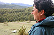 Amazing rock paintings in Lago Verde