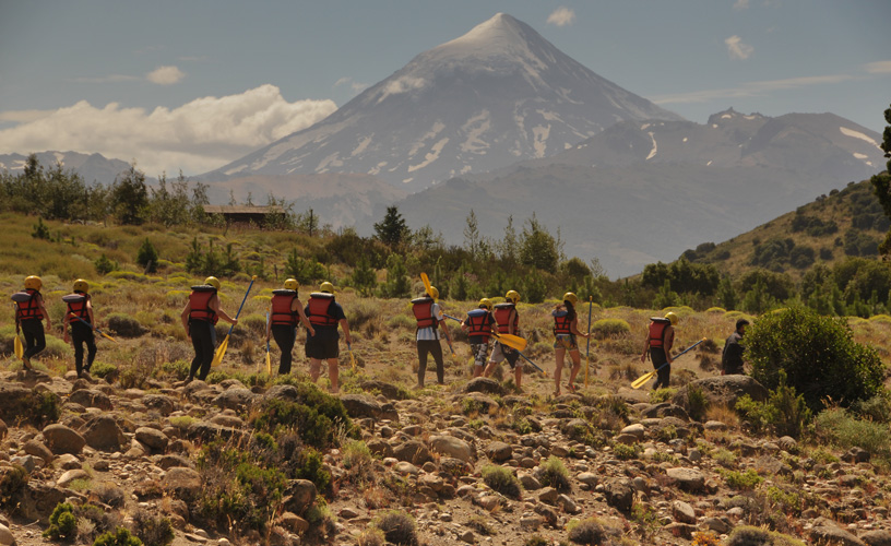 The magnificent Lanín Volcano