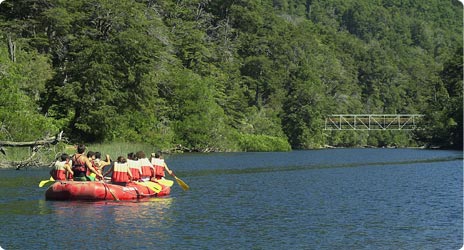 Rafting along the Hua Hum River