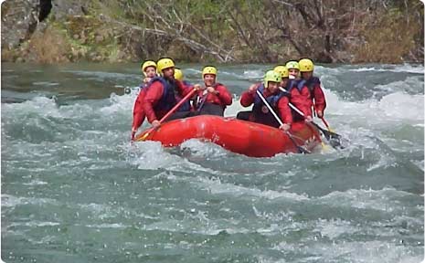 Rafting por el río Corcovado