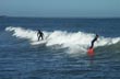 Surfing in Uni�n Beach