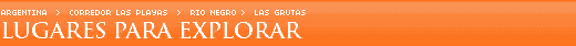 Lugares para explorar