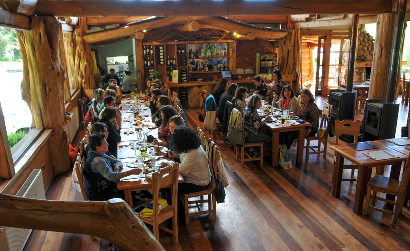 Restaurante con menú patagónico