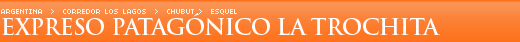 Expreso Patag�nico La Trochita