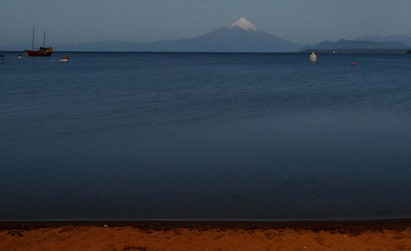The waters of Lake Llanquihue