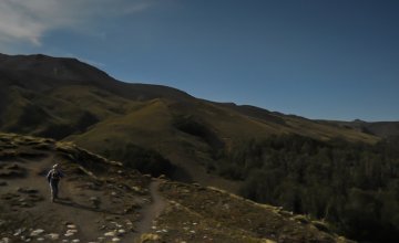 Ascent to Quetrupillán Volcano