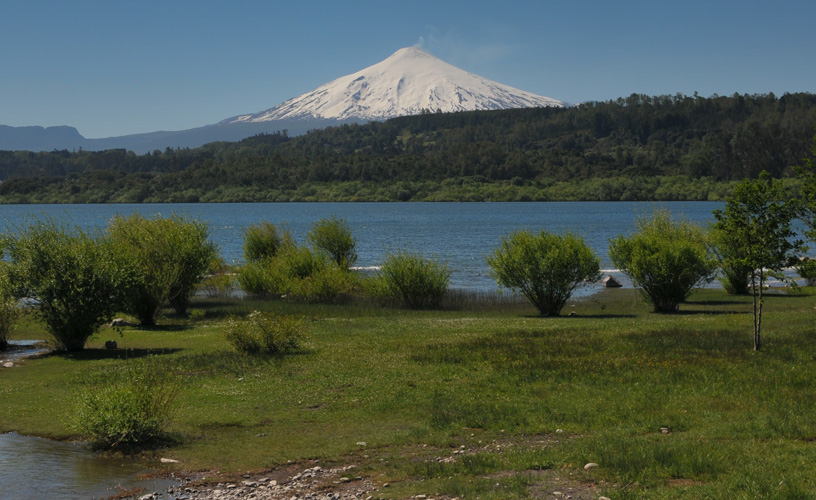 El Villarrica domina el parque nacional