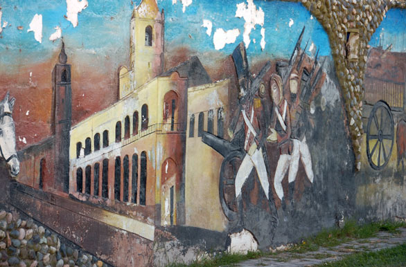 Mural patriota - Perito Moreno