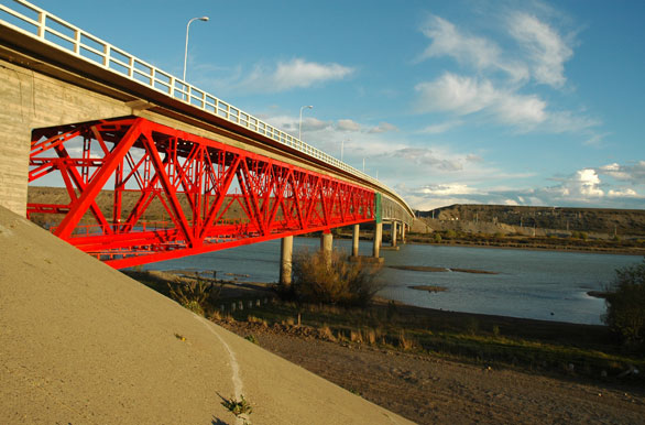Puente ro Santa Cruz - Cte. Luis Piedra Buena