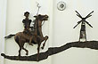 El Quijote, arte en el muro - Photo: Jorge Gonz�lez