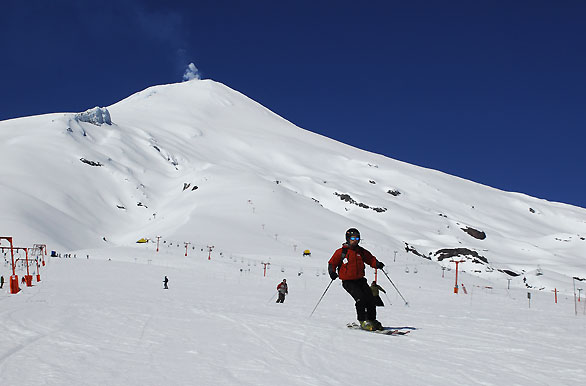 Esquiando en el volcn - Pucn